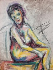 Ölbild Abstrakt Gemälde Modern Art Alexander Diener Unikat Wandbild Frau Farbe 