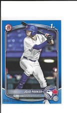 JO JO PARKER 2025 BOWMAN BASE DRAFT BLUE BORDER REFRACTOR  1ST, S/P CARD,035/150