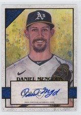 2020 Topps Gallery Blue Auto 43/50 Daniel Mengden #117 Auto 0b5