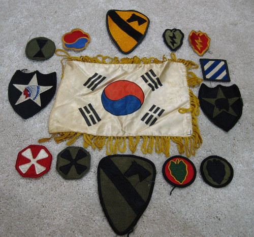 Military Militaria US Army Patches Worn In Korea During The Vietnam Era