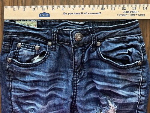 Machine Nouvelle Mode Jeans Damen Gr. 26 Denim Distressed Skinny Low-Rise 26x31 - Bild 14 von 17
