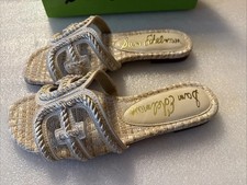 Woman's Sandals Sam Edelman Bay Twist Slide Sandals Ivory Size 8 M