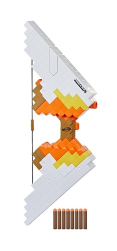 NERF Minecraft Sabrewing Arco Blaster Motorizzato 8 Freccette Elite e Clip Balestra - Foto 2 di 12