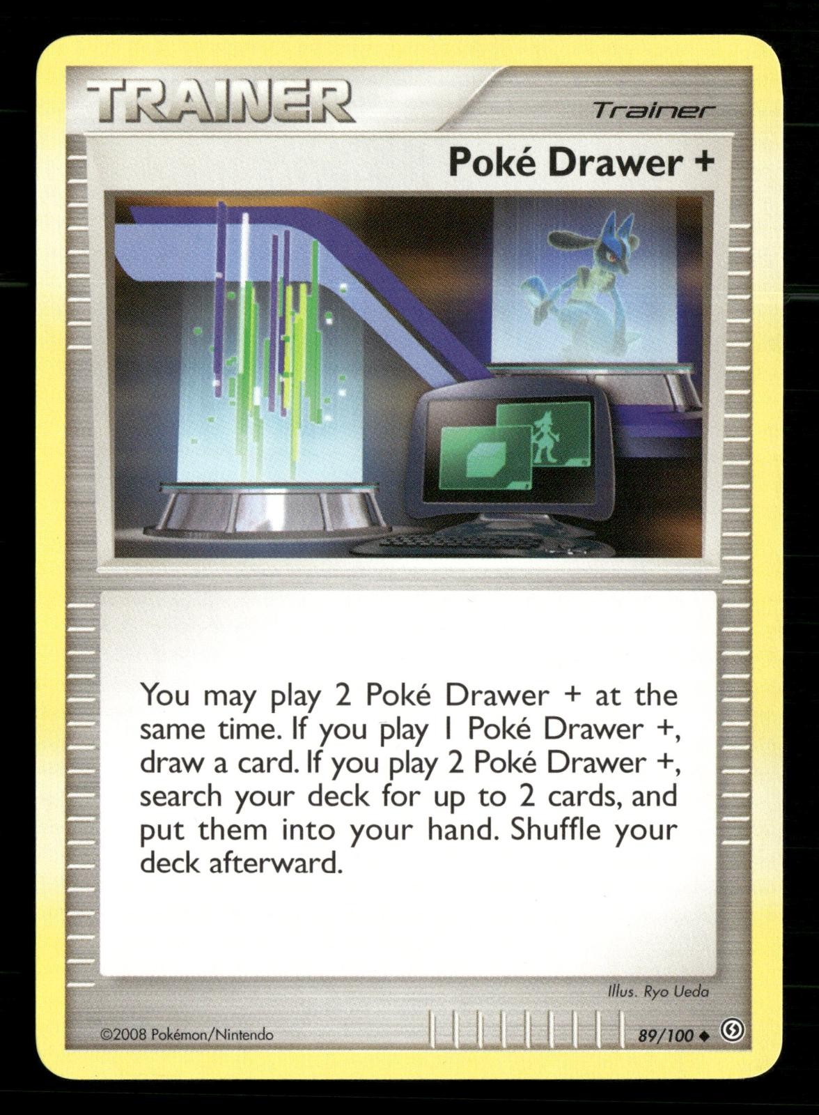 Poke Drawer + 89/100 Uncommon Stormfront Pokemon Lightly Played