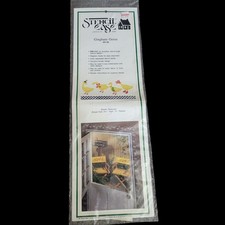 Gingham Geese Pre-Cut Stencil By Stencil Ease HV-35 For Walls Fabrics 6.25"x15"