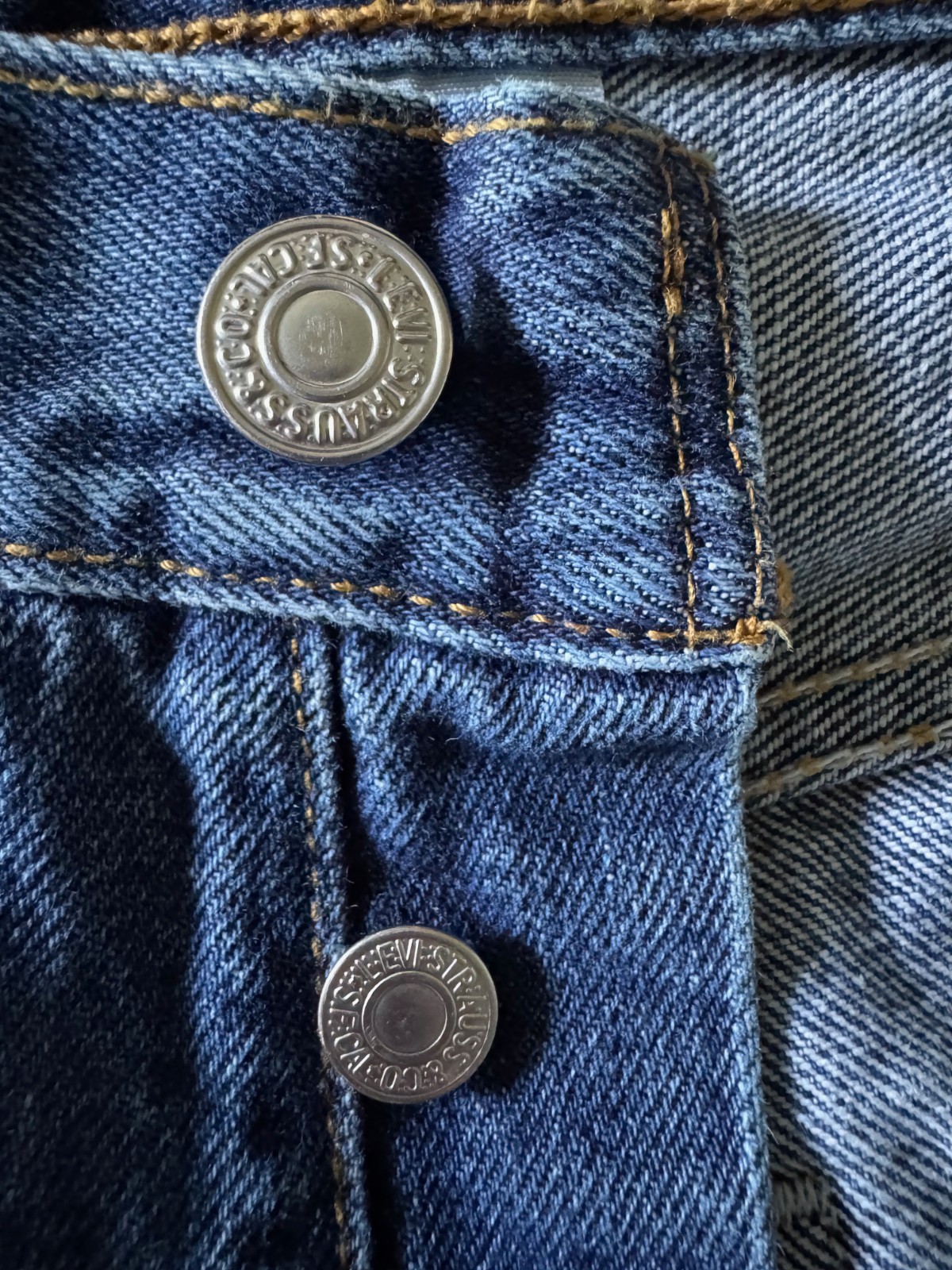 Vintage Levis 501 Jeans Men's Original Fit 34x34 … - image 9