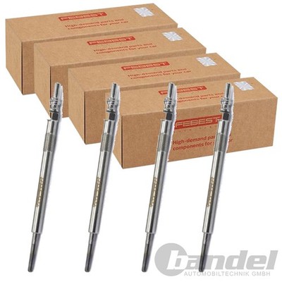 4x FEBEST GLÜHKERZEN 20642-001 passend für 4-ZYLINDER CHEVROLET CAPTIVA CRUZE