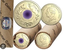🇦🇺 UNC  $2 2024 Purple Poppy Animal War Remembrance Very Beautiful Coins.