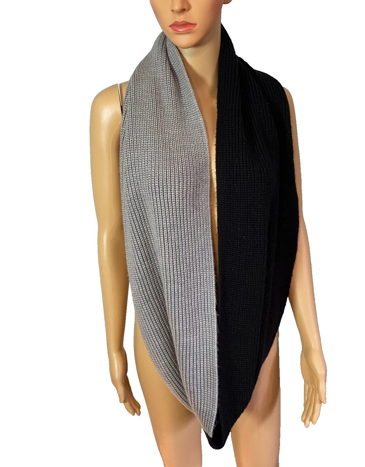 Kate Spade Neck Scarf BLACK/GREY Soft and Comfortable,Outdoor
