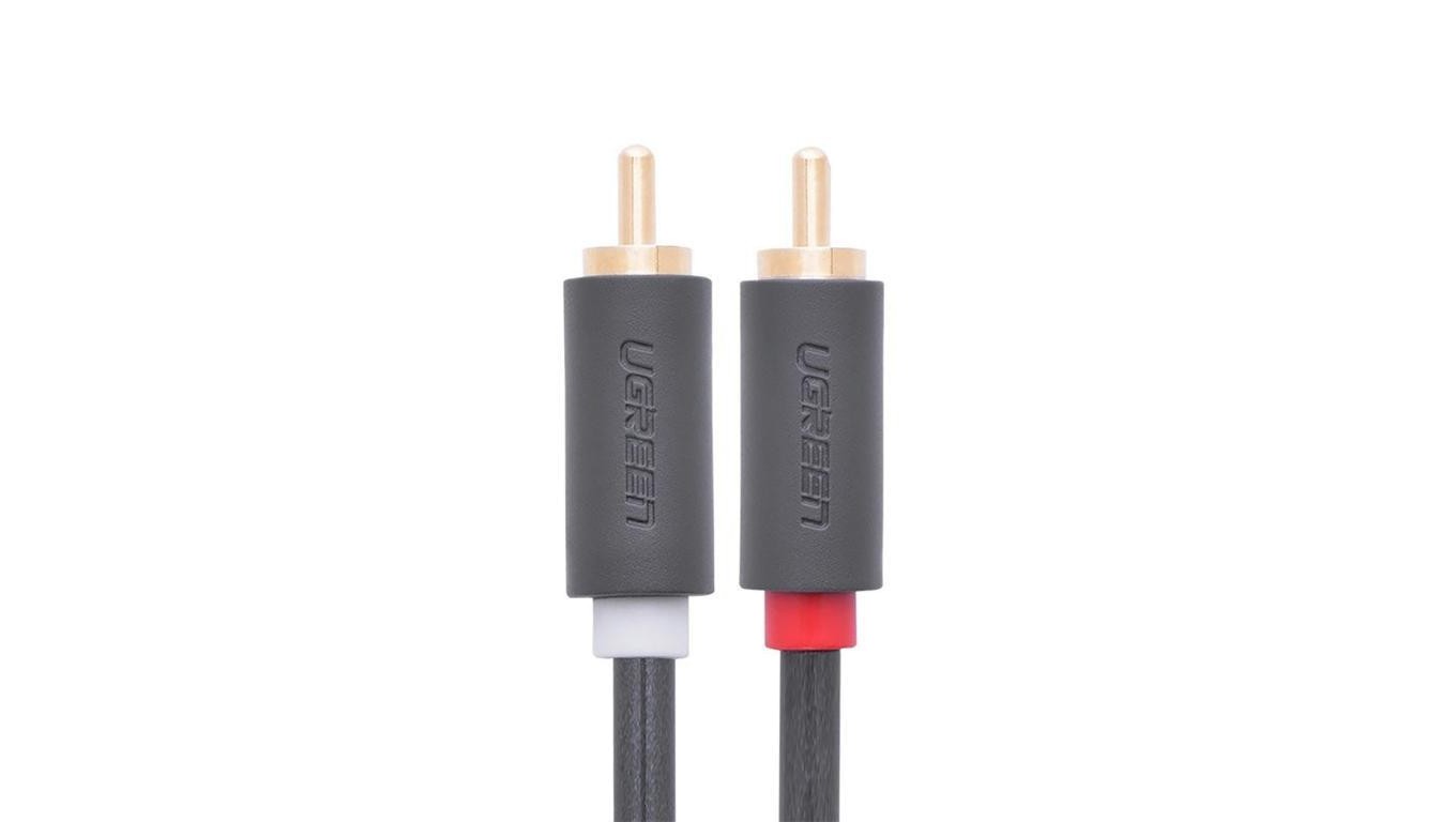 Кабель Ugreen AV104 10519 аудио 2RCA немецкий 2RCA немецкий 3m - szary 4290₽