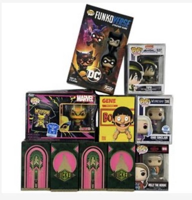 Funko Collectible Figures Mixed Lot Marvel DC Bob's Burgers Avatar Boxed