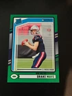 2024 Panini Donruss Drake Maye Rated Rookie Press Proof Green RC #379