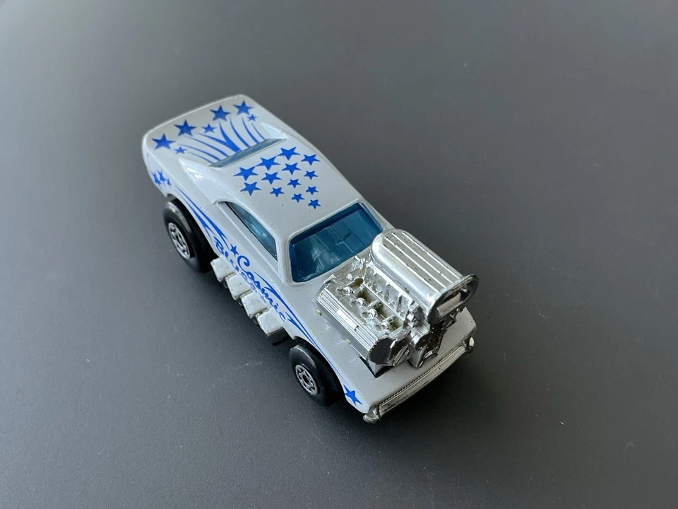 Vintage 1978 Matchbox Superfast Cosmic Blues No. 26 White/Blue Hong Kong - Image 3 of 4