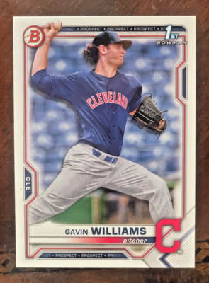 GAVIN WILLIAMS - 2021 1st Bowman Draft #BD-93   FS  QTY