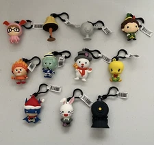 Monogram Warner Brothers Christmas bag clips