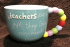 LARGE TEACHER COFFEE/TEA MUG Sandra Magsamen "Teachers are a Gift" OVER-SIZED — photo 1
