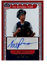2024 USA Stars & Stripes 15U Nat'l Team Auto Red #NTS-TR Taytum Reeves 55/99