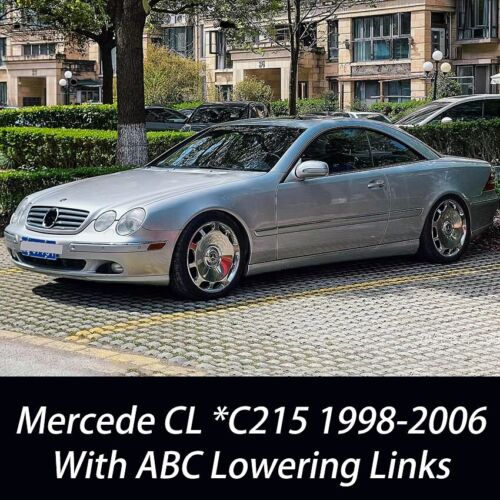 For 2000-06 MERCEDES BENZ CL CLASS W215 ADJUSTABLE LOWERING KIT LINKS SUSPENSION - Picture 5 of 8