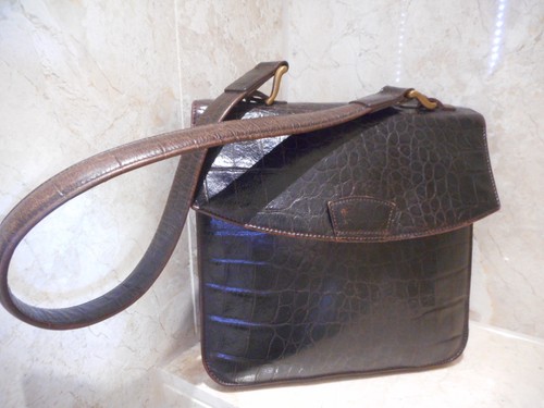 Mulberry Leather Brown Handbag Roger Saul Rare - Picture 3 of 12