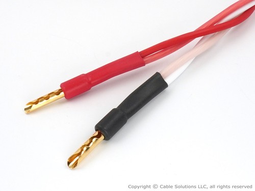 Canare 4S11 Star Quad Bi-Wire Speaker Cables Custom Hand-Made in USA 3m - Picture 4 of 11