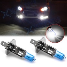 2Pcs H1 Direct Fit Fog Driving Light Bulbs Conversion Kit Super Bright 6000K 55W