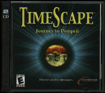 TIMESCAPE Journey to Pompeii PC Game CD-ROM Adventure NEW