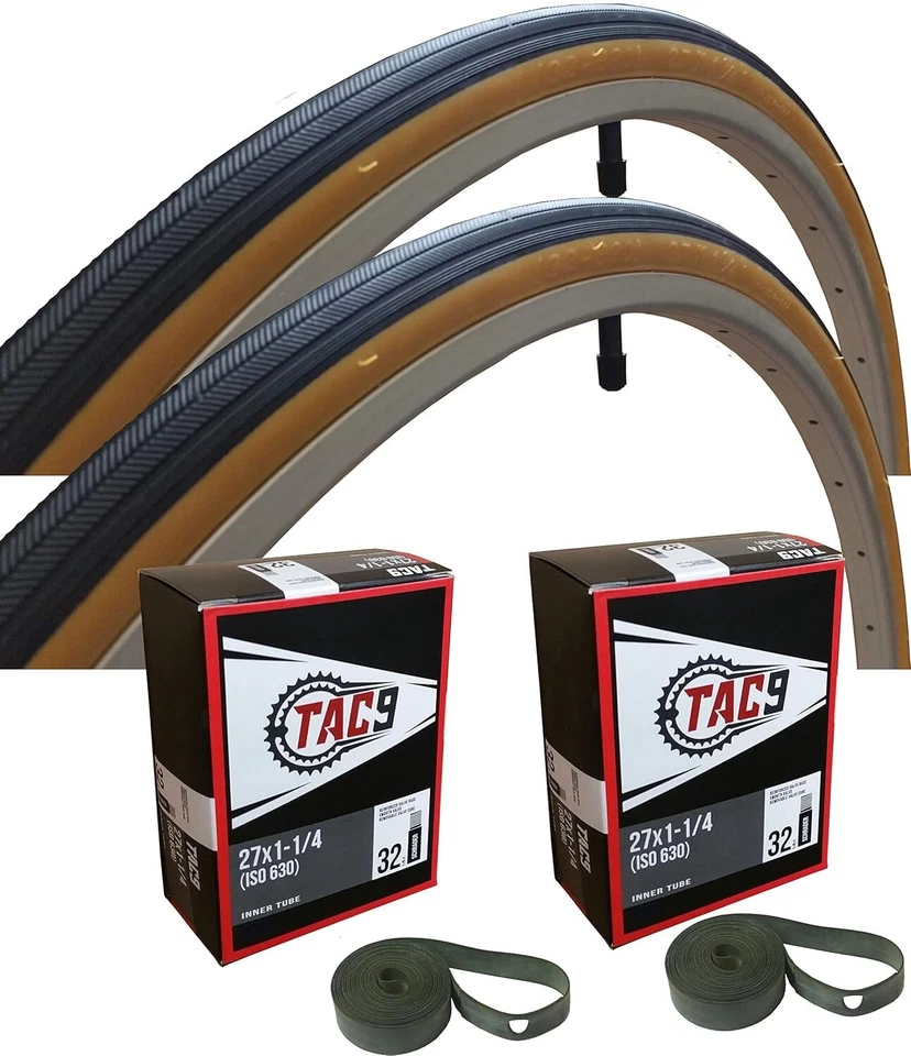 27x1-1/4 Kenda K35 Bike Tire, Tube & Rim Strip - Perfect for Vintage Road Bikes - Image 3 of 4