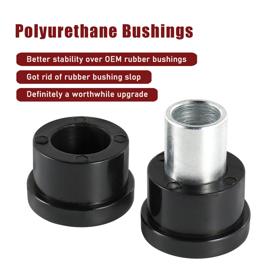 Bujes elevadores de manillar negros para Harley Softail Dyna Sportster XL 1973-2017 Foto 4 de 4