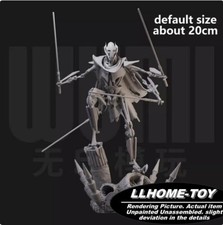 Anime General Grievous Fight Resin 3D Print GK Figure DIY Model Unpainted