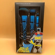 Dc Comics Soho Batman Batgirl 3 Piece Contour Brush Set Makeup