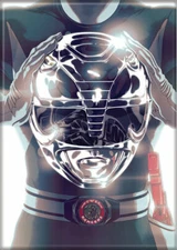 POWER RANGERS BLACK RANGER ATA-BOY MAGNET 2.5” X 3.5” NEW