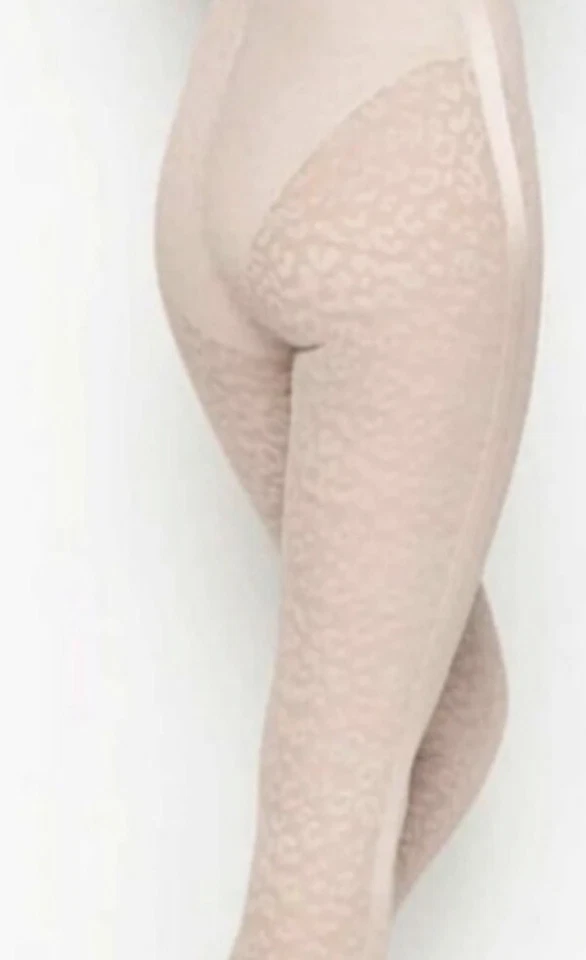 Victoria’s Secret nude animal print tights size M NWOT - Image 2 of 4