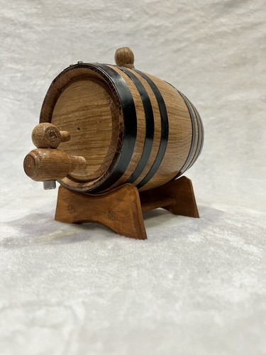 Mini Oak Barrel 3L Aging Barrel Oak Wooden Keg Whiskey Dispenser Wood