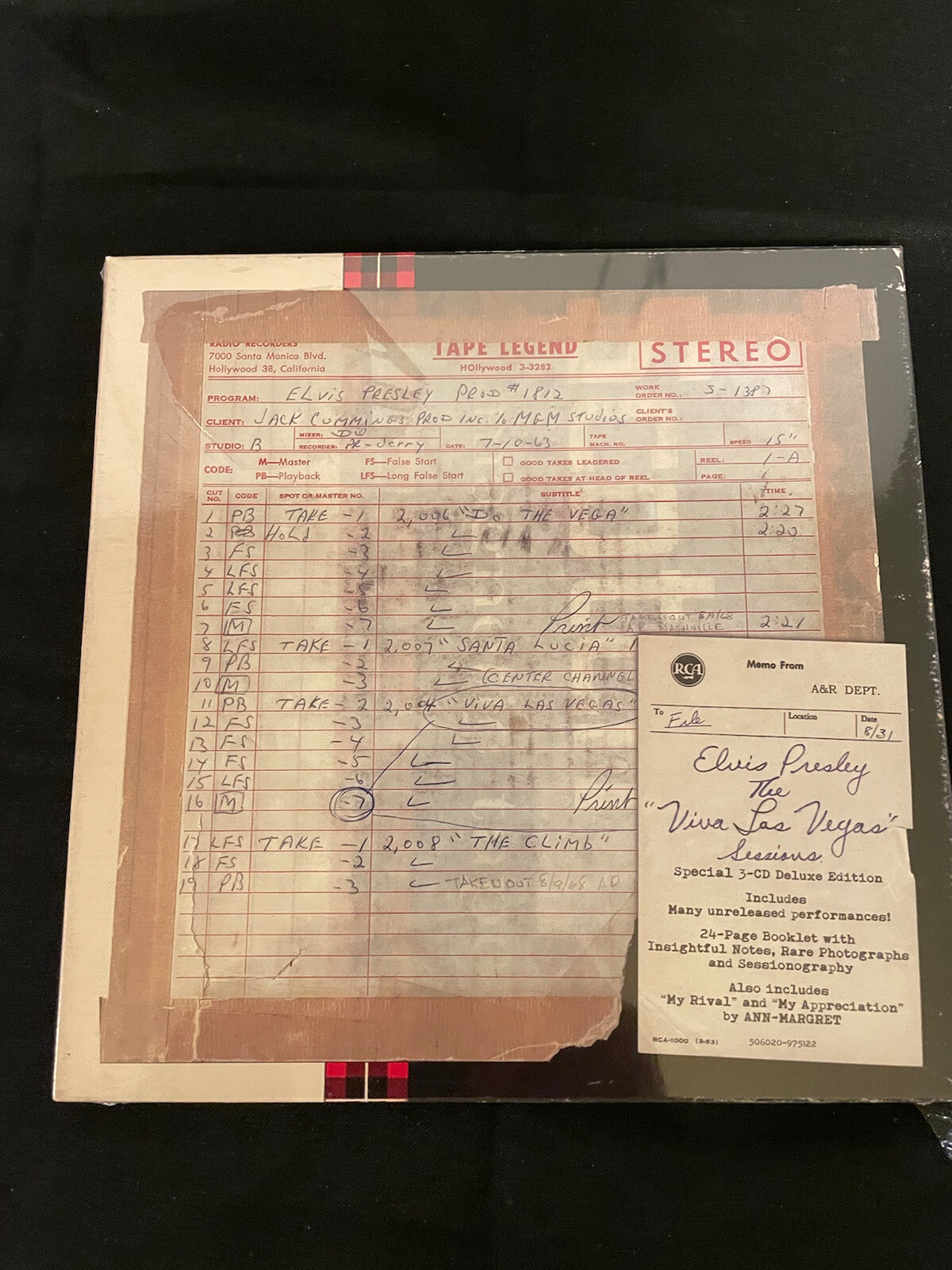 Elvis Presley FTD Viva Las Vegas Sessions FTD Sealed 3CD