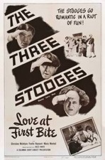 Love At First Bite Poster The Three Stooges Shemp Howard Moe OLD MOVIE PHOTO