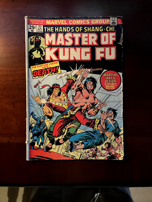 MASTER OF KUNG FU #22 Nov. 1974 Marvel Comics John Buscema As Is See Pics