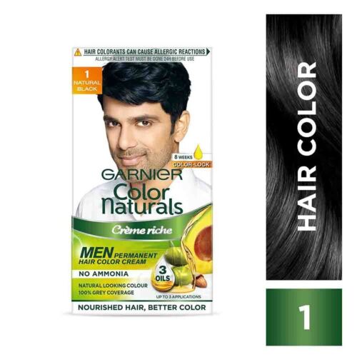 Crema para colorear el cabello Garnier color naturals hombre 30 ml + 30 g (Paquete de 2) - Imagen 3 de 13