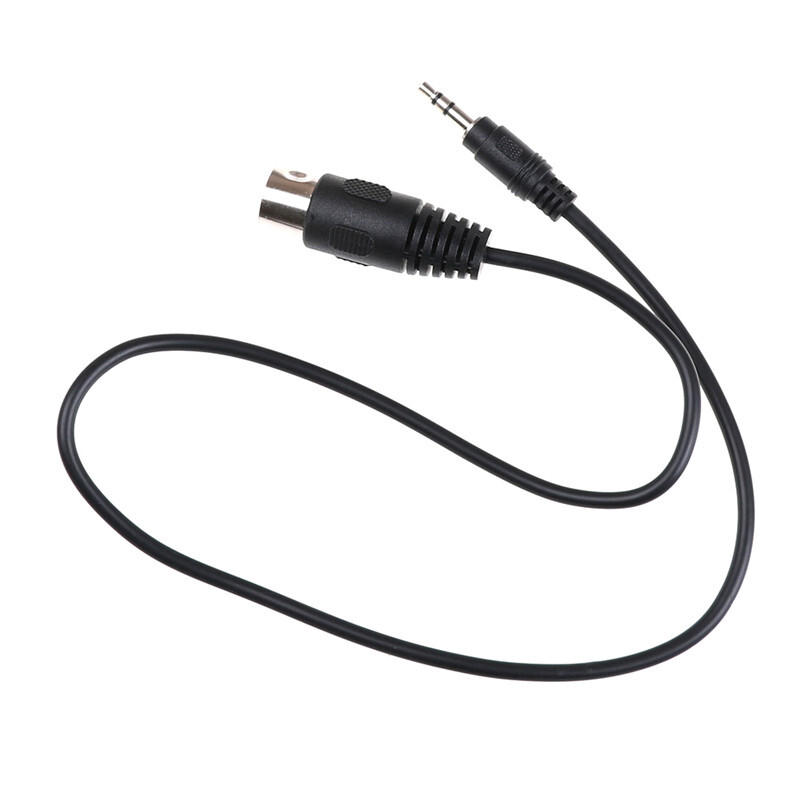 1x DIN 5 Pin Din MIDI Male Plug To 3.5mm Male Stereo Jack Audio ...