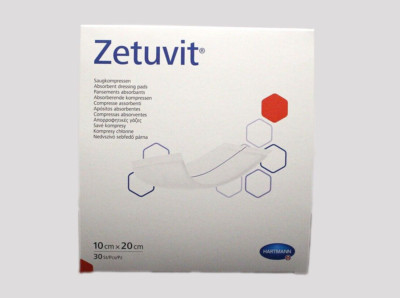 Hartmann Zetuvit Saugkompresse unsteril 10x20cm (30 Stück) PZN 01905513 MHD 2026