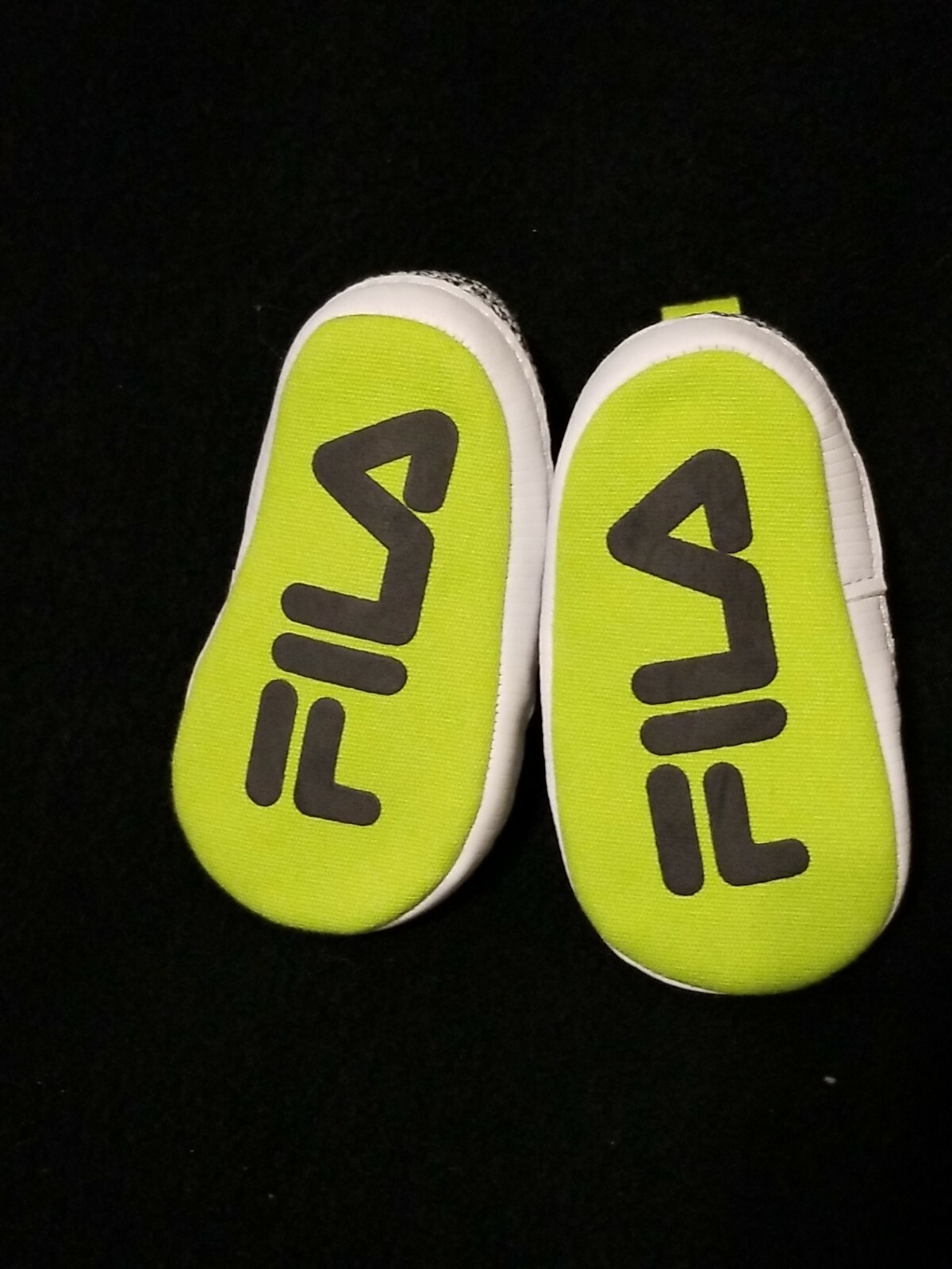 PONY Scarpe culla FILA per ragazzi grigio nero 0 6 MB ottime condizioni