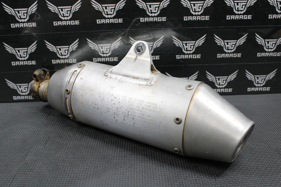 2006 HONDA CRF250R OEM RIGHT SIDE MUFFLER EXHAUST SILENCER PIPE 18310-KRN-850 - Image 2 of 4