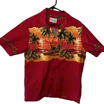 BISHOP STREET APPAREL shirt HAWAIIAN Mens, Authentic, Vintage,FAST Same Day Ship