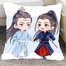 New Anime The Untamed Chen Qing Ling Wei Wuxian Lan Wangji Pillows 40 40CM