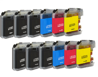 12 Druckerpatronen FüR Brother LC223 DCP-J4120DW MFC-J4420DW MFC-J4625DW J5320DW