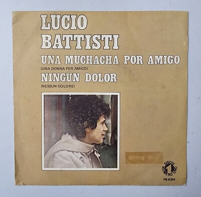 LUCIO BATTISTI Una Muchacha Por Amigo +1 Spain Numero 1/RCA 1978 PROMO RARE