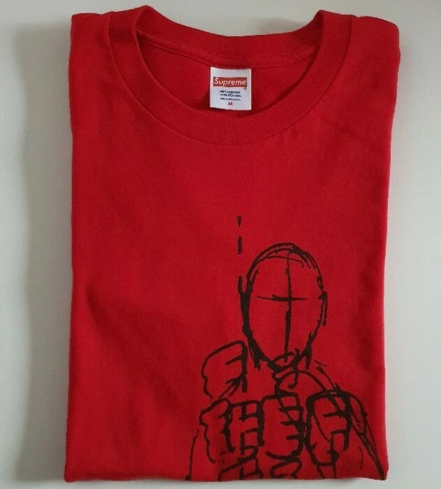 FW13 Supreme Bruce Lee Mantra red tee size M medium T shirt 2013 Rare Vintage