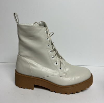 Dirty Laundry Womens Mazzy Boot White Size US10 M EU41