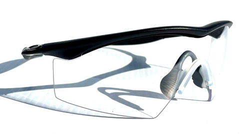NEW Oakley M FRAME STRIKE Black Semi-Rimless Frame Clear Lens Sunglass 9060 - Picture 9 of 13