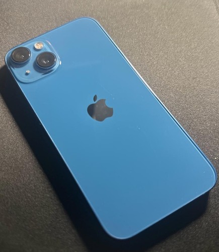 USED  BLUE  iPhone 13 256gb - OLD TWITTER - Picture 1 of 5