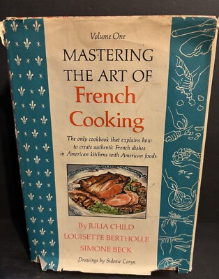 Mastering The Art Of French Cooking Vol 1 1976 27th Printing Julia Childs HB DJ
